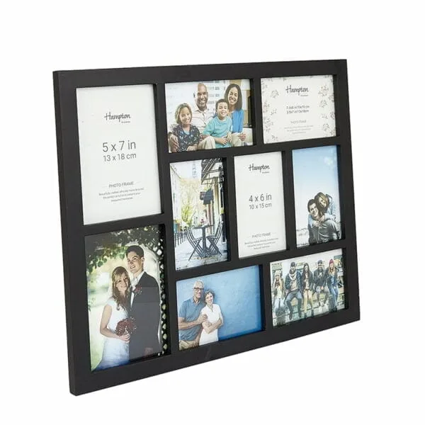 Gallery 9 Aperture Black Photo Frame