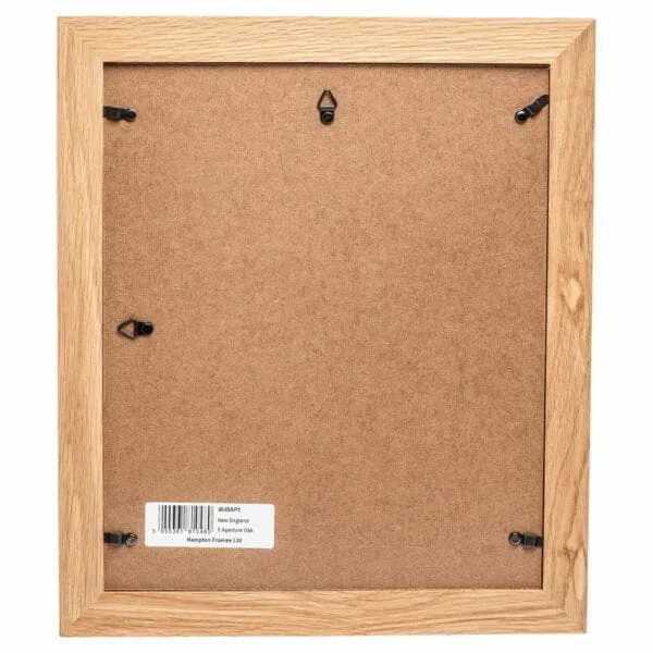 Solid Oak 5 Aperture Photo Frame