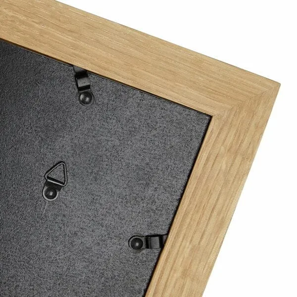 Solid Oak 9 Aperture Photo Frame