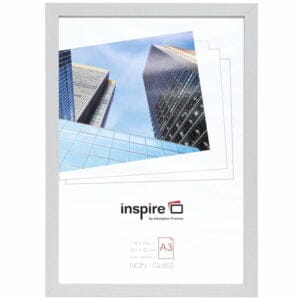 Elegant gold picture frame on white backdrop