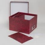 Photo Storage Box Red holds Upto 700 5x7 Images Image