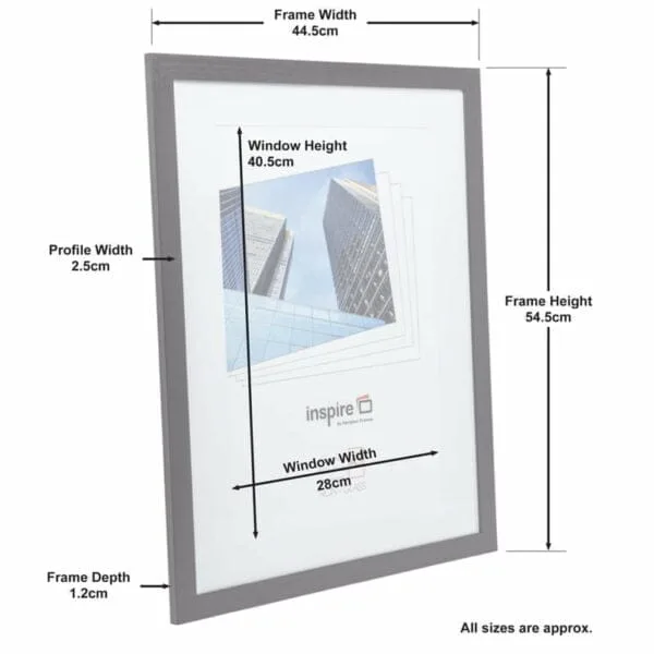 Elegant gold coloured photo frame from Photo Frames UK