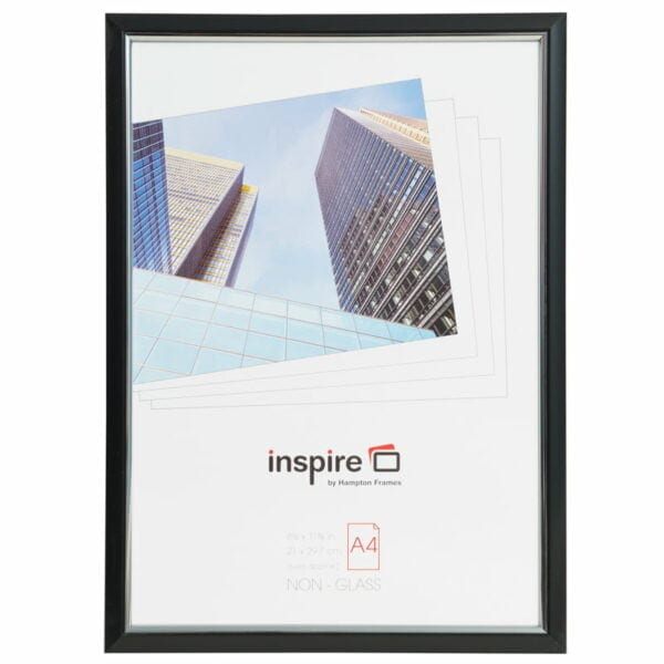 Black A4 photo frame from Photo-Frames UK