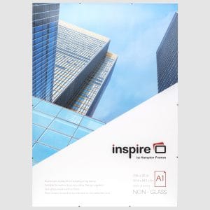 Inspire A1 non-glass aluminium snap frame packaging