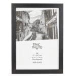 Kent A4 Black Certificate Frame - Glass  Front Image