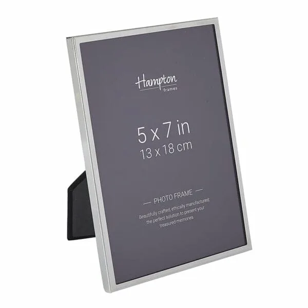 Knightsbridge 5x7 Silver Photo Frame