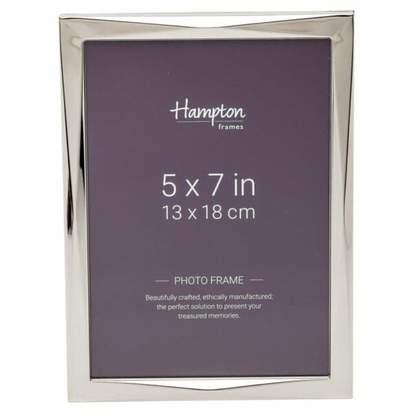 Lucca 5x7 Silver Photo Frame