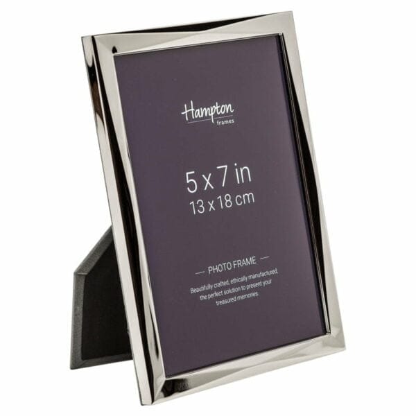 Lucca 5x7 Silver Photo Frame