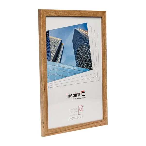 New England A3 Oak Certificate Frame