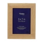 New England 5x7 Solid Oak Photo Frame Image