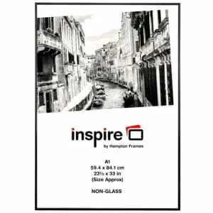 Black wooden picture frame from Photo Frames UK
