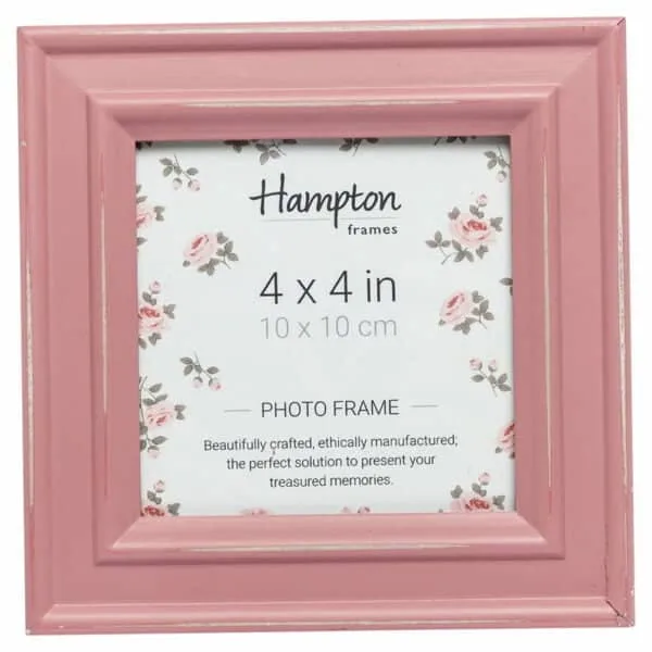 Paloma 4x4 Pink Photo Frame