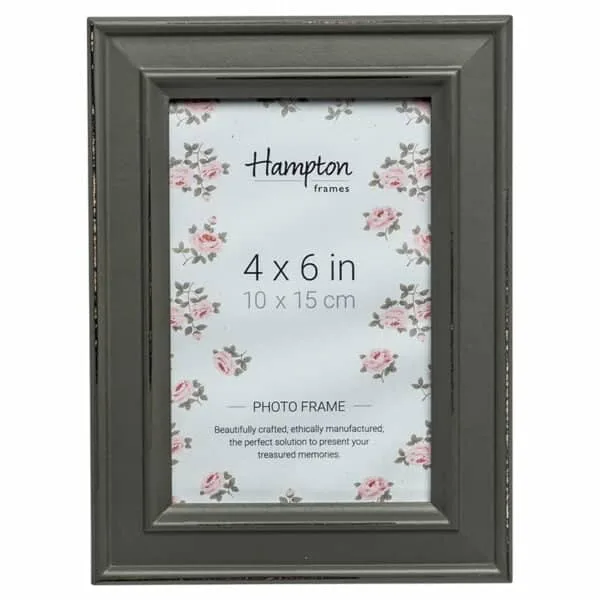 Paloma 4x6 Grey Photo Frame