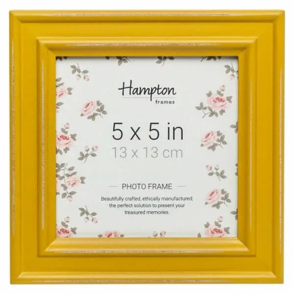 Paloma 5x5 Mustard Yellow Photo Frame