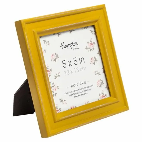 Paloma 5x5 Mustard Yellow Photo Frame