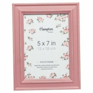 Paloma 5x7 Pink Photo Frame