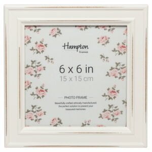 Paloma 4 Aperture 6x6 White Photo Frame