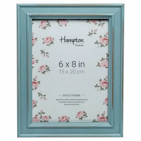 Paloma 6x8 Light Blue Photo Frame