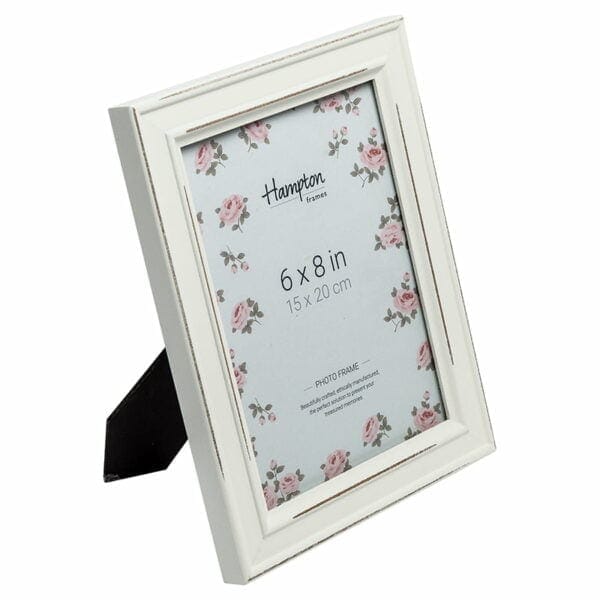 Paloma 4 Aperture 6x8 White Photo Frame