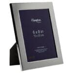 Woburn 6x8 Engravable Silver Plate Photo Frame Image