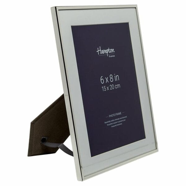 Mayfair 6x8 Narrow Silver Photo Frame With Mount