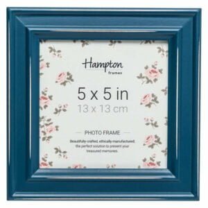 Paloma 5x5 Teal Blue Photo Frame