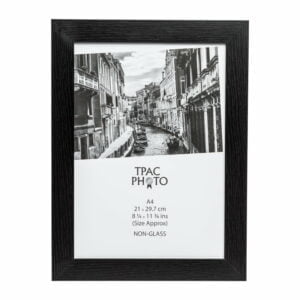 A4 Black Certificate Frame Wide Profile