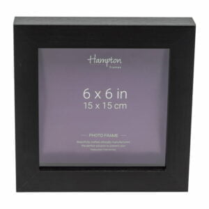 Nordic Black 6x6 Square Box Frame