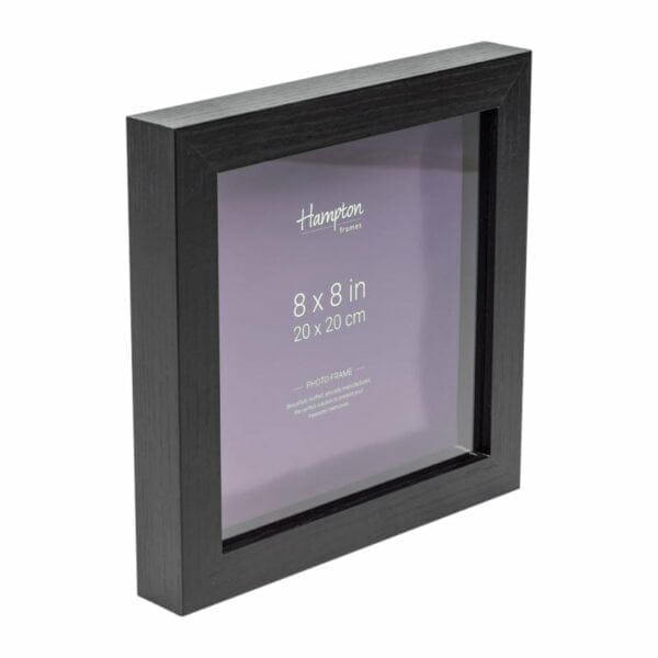 Nordic Black 8x8 Square Box Frame