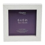 Nordic White 6x6 Square Box Frame Image