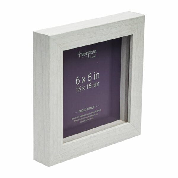 Nordic White 6x6 Square Box Frame