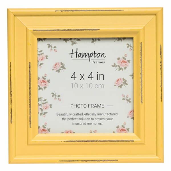 Paloma 4x4 Yellow Photo Frame