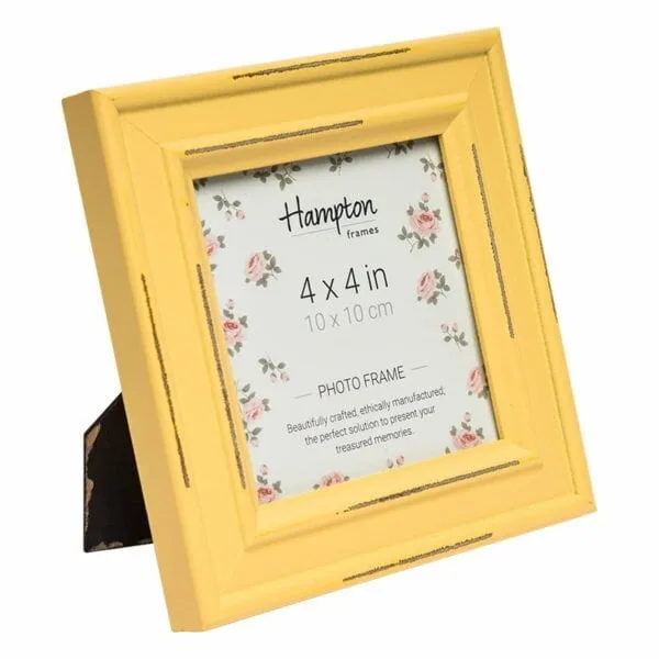 Paloma 4x4 Yellow Photo Frame