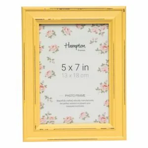Paloma 5x7 Yellow Photo Frame