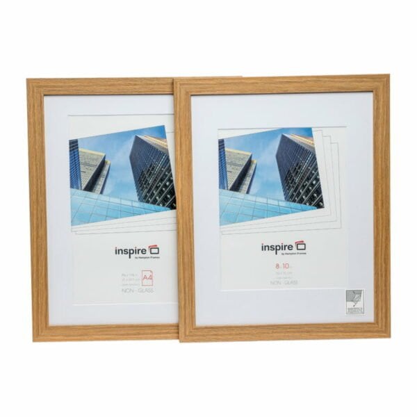 Columbia A4 Oak Certificate Frame With Mount