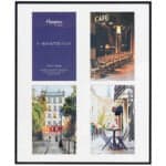 Madrid 4x6 4 Aperture Black Photo Frame Image