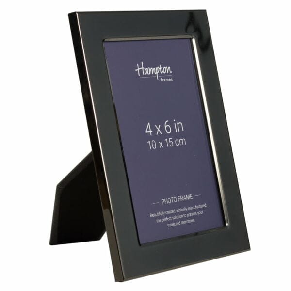 Elegant black wooden photo frame from Photo-Frames UK