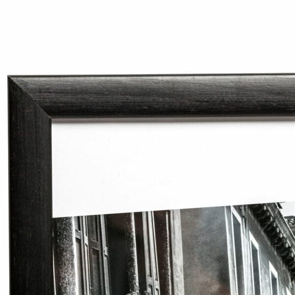 Elegant black wooden picture frame from Photo Frames UK