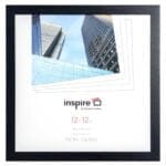Oxford 12x12 Black Square Photo Frame Image