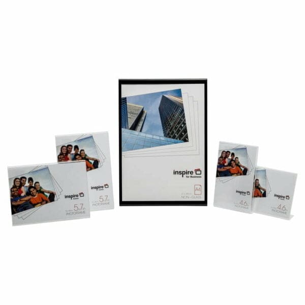Elegant grey acrylic photo frame from Photo-Frames UK