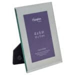 REFLECT 4x6 Silver Mirror Bevel-edged Glass Photo Frame Image