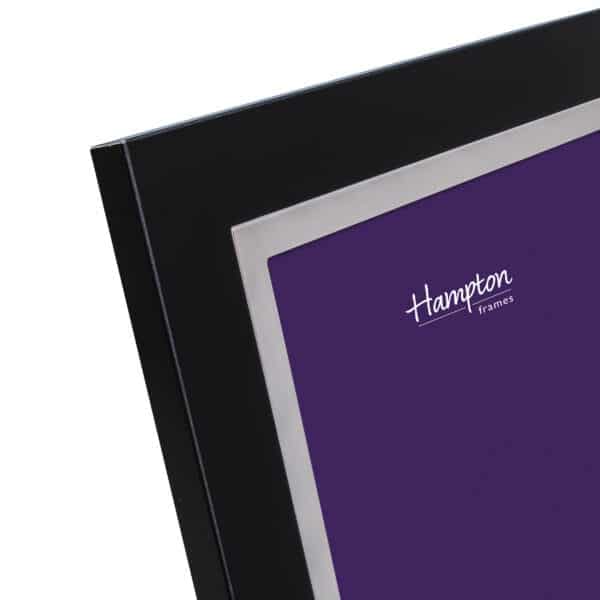 Delano 5x7 (13x18cm) Black Photo Frame with Silver Effect Inlay - Image 6