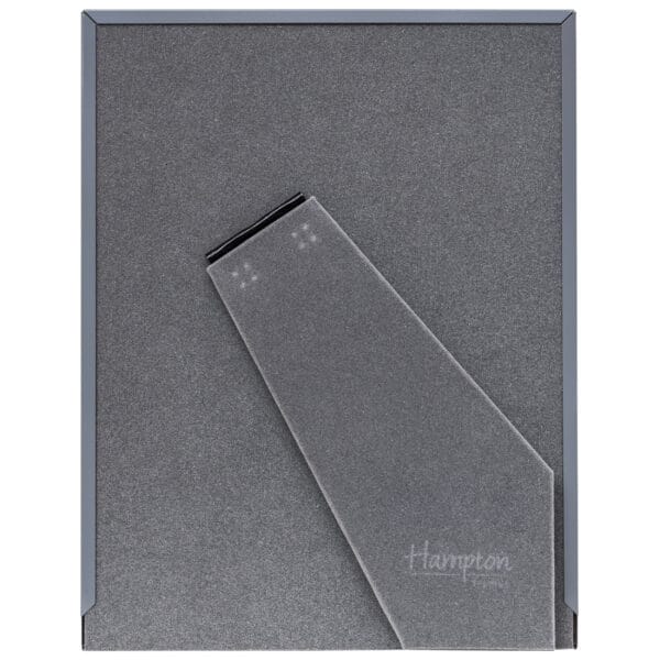 Grey Hampton picture frame with stand