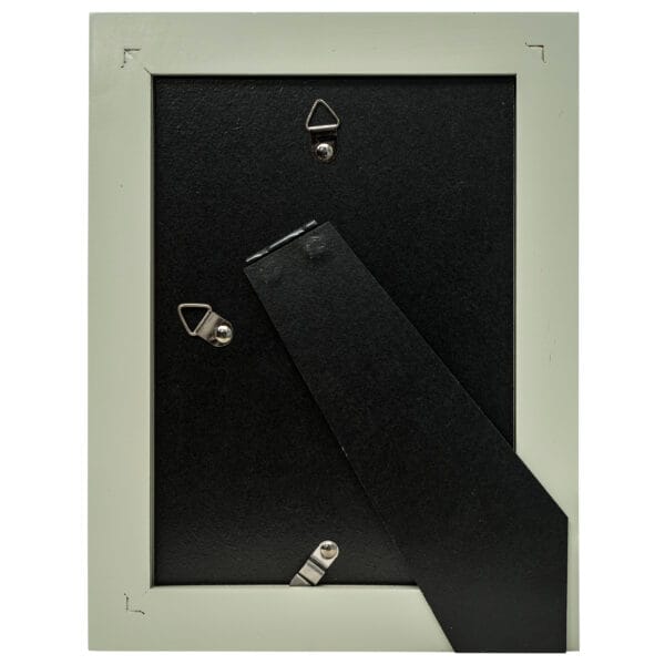 Back of a rectangular photo frame