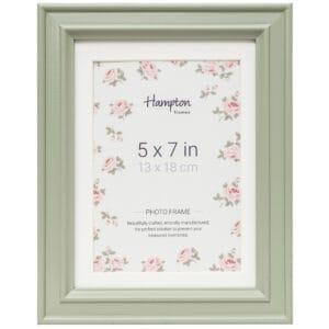 Hampton green photo frame 5x7 inches