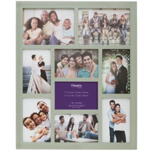 Collage photo frame displaying various family moments.