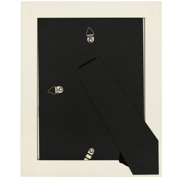 Back of picture frame with hanging hooks