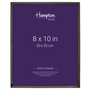 Black 8x10 inch Hampton photo frame